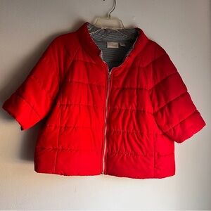 Ladies Chicos size2 Quilted Red Jacket
